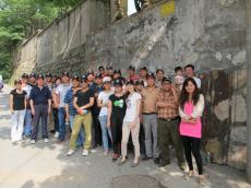 南京建工集團基礎公司舉行“我為青奧建功”登山比賽活動