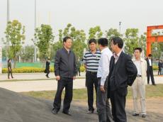 南京市副市長(zhǎng)徐錦輝調(diào)研青奧體育公園項(xiàng)目