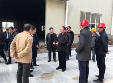 武漢天門市委書記來集團武漢總包項目視察工作
